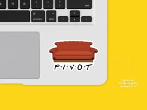 Friends Pivot Couch Sticker