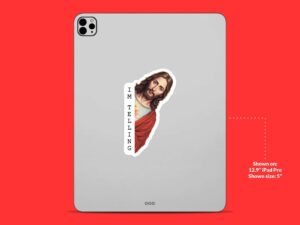 Jesus I'm Telling Dad Sticker