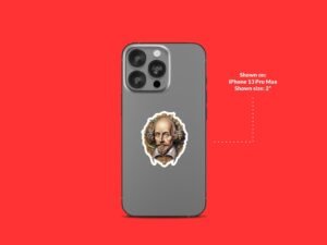 William Shakespeare Sticker