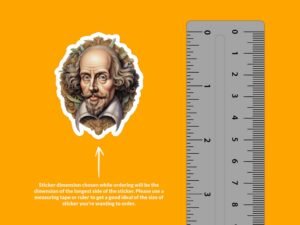 William Shakespeare Sticker
