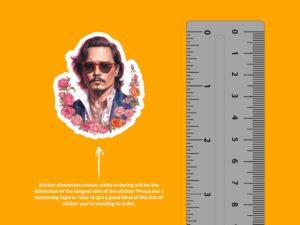 Johnny Depp Sticker