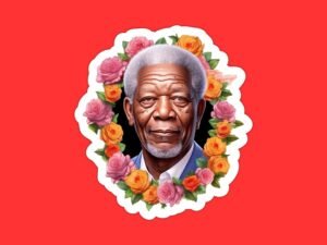 Morgan Freeman Sticker
