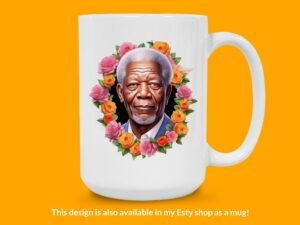Morgan Freeman Sticker