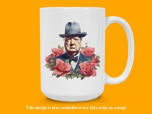 Winston Churchill Sticker