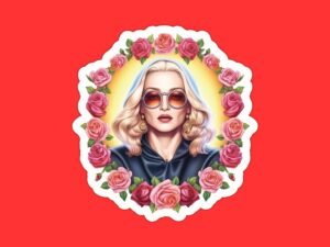 Madonna Sticker