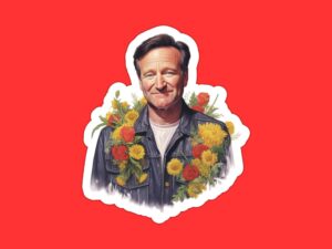 Robin Williams Sticker