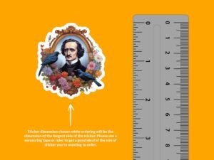 Edgar Allan Poe Sticker