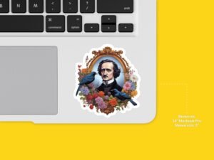 Edgar Allan Poe Sticker