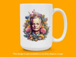 Bill Murray Sticker , funny sticker