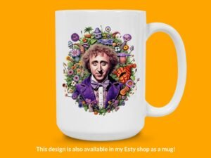 Gene Wilder Sticker