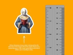 Horror Priest Sticker