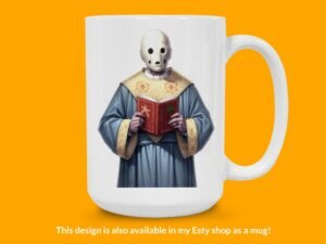 Horror Priest Sticker