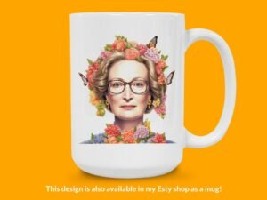 Meryl Streep Sticker