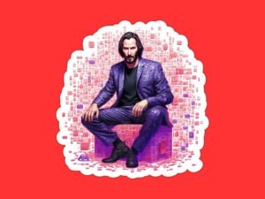 Keanu Reeves Sticker