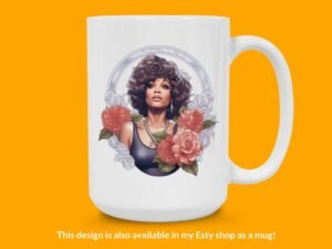 Whitney Houston Sticker