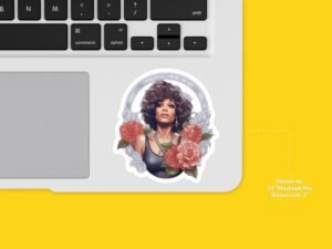 Whitney Houston Sticker