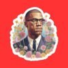 Malcolm X Sticker