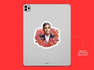 George Clooney Sticker