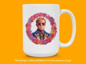 Elton John Sticker
