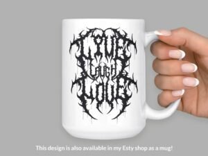 Live Laugh Love Sticker | Heavy Metal and Funny