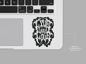 Live Laugh Love Sticker | Heavy Metal and Funny