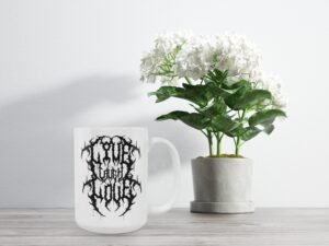 Live Laugh Love Heavy Metal Mug | 15oz Ceramic Coffee or Tea Mug