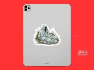 Peaceful Grim Reaper Sticker