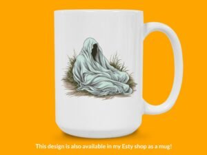 Peaceful Grim Reaper Sticker