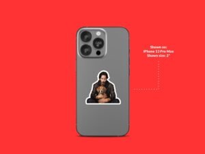 Keanu Reeves Puppy Sticker