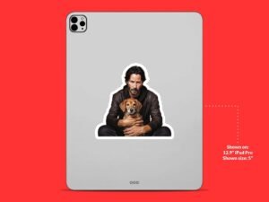 Keanu Reeves Puppy Sticker