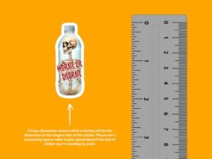 Hydrate or Diedrate Skeleton Sticker