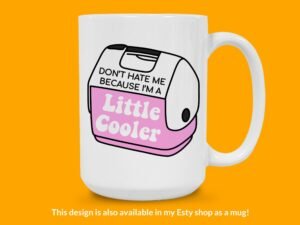 Wish You Were A Little Cooler Sticker