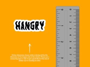 Hangry Sticker