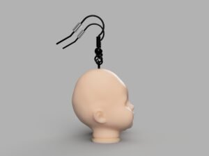 Baby Doll Head Earrings | Hypoallergenic