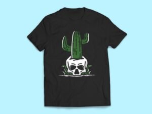 Cactus Skull Sticker