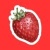 Strawberry Sticker
