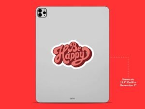 Be Happy Sticker