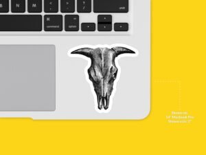 Sheep skull Sticker