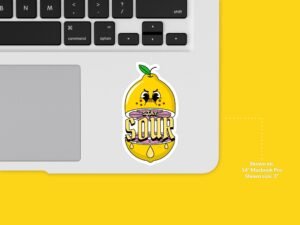Stay Sour Lemon Sticker