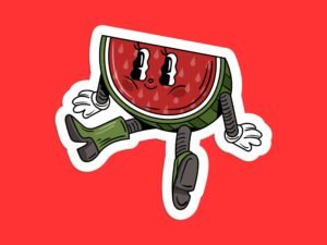 Cute Watermelon Sticker