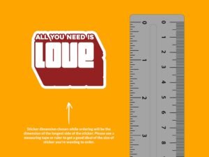 All You Need Is love Sticker