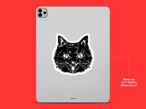 Black Cat Sticker