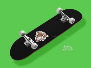 Floral Heart Sticker