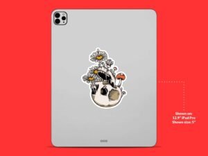 Mushroom Skull Sticker