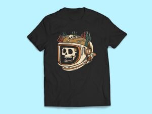 Scuba Skeleton Sticker