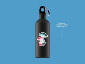 Neon Mushrooms Sticker