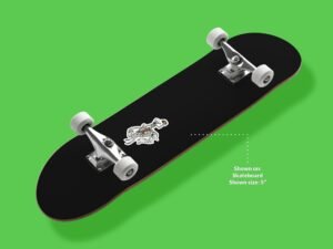 Skeleton Cowboy Sticker