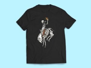 Skeleton Cowboy Sticker