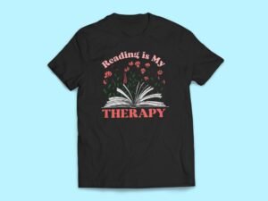 Reading is my Therapy Sticker