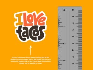 I Love Tacos Sticker